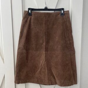 St. John's Bay A-Line Brown Skirt